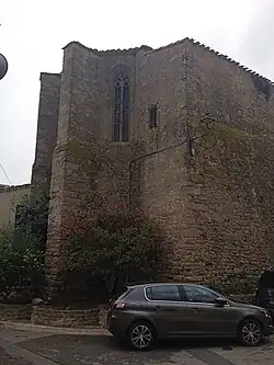 Arrière de l'église.