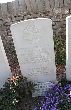 Tombe de E.R. HEATON.
