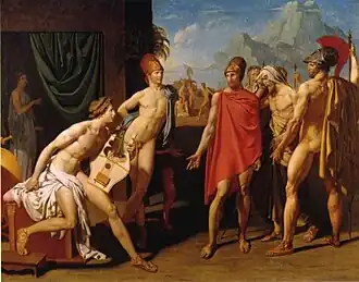 Achille recevant les envoyés d'Agamemnon, 1800