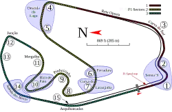 Tracé de la course