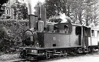 Corpet-Louvet (no&nbsp;1682 - 1925), no&nbsp;39 des Chemins de fer des Côtes-du-Nord, Saint Quay 1955.