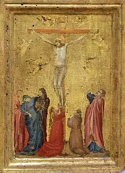 Calvaire avec saint François d'Assise, vers 1315-1320 – Musée Saint-Loup, Troyes.