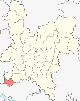 Localisation de Raïon de Santchoursk