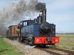 La 030T Pinguely no&nbsp;101 a été remise en service pour la Fête de la Vapeur de 2013.