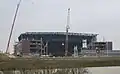 L'arena en construction (2007).