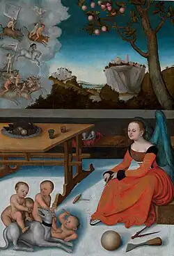 Copie d'après Lucas Cranach l'Ancien, 1528, Edinbourgh[100].