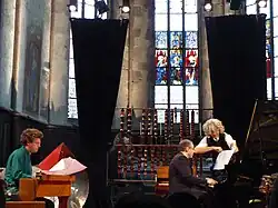Concert dans la collégiale lors de la 31e édition du festival