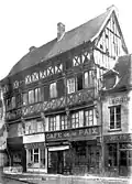 Les commerces ; cliché d'avril 1891 - Jean-Eugène Durand photographe.