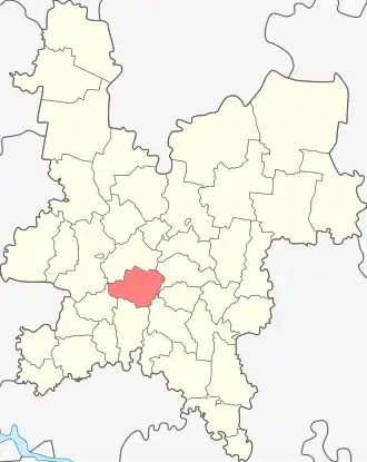 Localisation de Raïon de Verkhochijemié