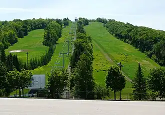 Vue du côté nord.