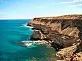 Côte au sud de Kalbarri.