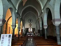 Intérieur de l'église.