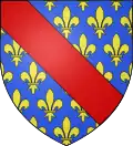 Blason de la maison de Bourbon-Clermont.