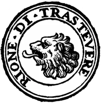 Blason du rione de Trastevere
