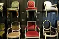 Chaises du XVIIIe&nbsp;siècle.