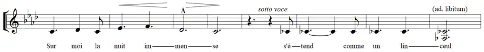Partition pour chant.