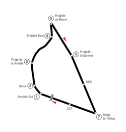 Tracé de la course