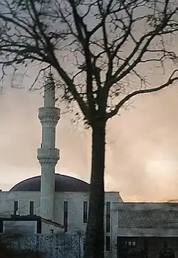 Minaret de la mosquée Osmanli de Nantes.