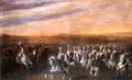 Le Général Dwernicki menant les ulhans polonais