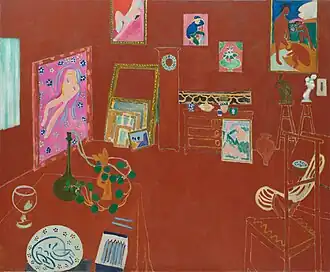 L'Atelier rouge, 1911 – Museum of Modern Art, New York.