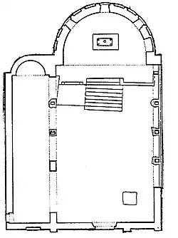Plan de la basilique.