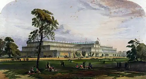 Crystal Palace (1850-1851) Long : 564 m, haut : 39 m