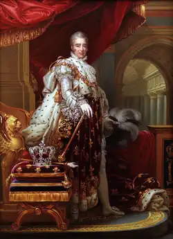 Charles X en costume de sacre.