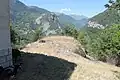 Haut-plateau du roc Puppin où se situait le château Saint-Jacques.