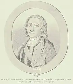 La Jonquière est chargé en mai 1747 d'un important convoi pour le Canada mais ne dispose que d'une faible escorte de 6 vaisseaux pour l'accompagner.