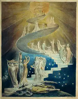 Jacob's Ladder, par William Blake (1805).