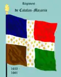 Régiment de Catalan-Mazarin de 1655 à 1661.