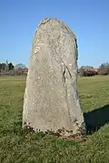 Petit menhir du Champ de la Garde.