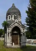 Chapelle funéraire de la famille Herrmann Oppenheim, vers 1880.