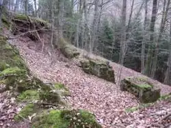 Restes des bâtiments annexes