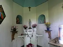 Intérieur de la chapelle de Fanson.