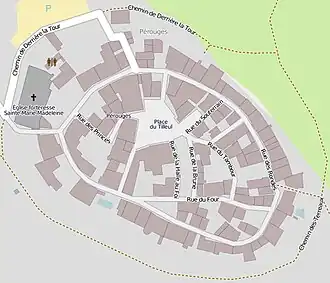 (Voir situation sur carte : cité médiévale de Pérouges)
