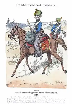 Hussards Autrichiens en 1813.