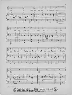 Troisième page de la partition.