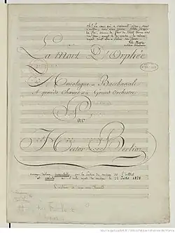 Image illustrative de l’article La Mort d'Orphée (Berlioz)
