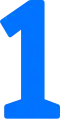 Logo de La 1 depuis le 7 janvier 2026.