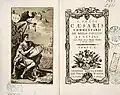 Frontispice et page de titre des Commentarii de Bello Gallico, édités à Venise en 1783 par Bettinelli.