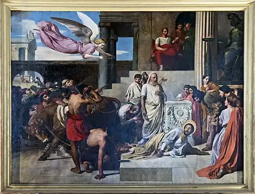 "Le martyre de Saint Saturnin" Jean-Louis Bézard.