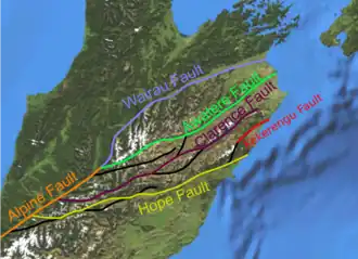 Le système de failles de Marlborough
