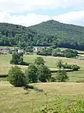 La Roche, le hameau de Saint-Gengoult et le mont Touleur.
