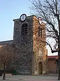 Tour-clocher de l'église.
