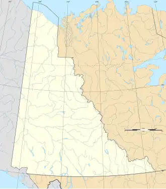 voir sur la carte de l’Yukon