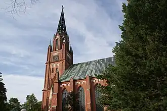 L'église centrale de Pori.