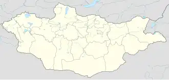 Voir sur la carte administrative de Mongolie