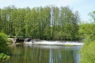 Retenue d'eau.