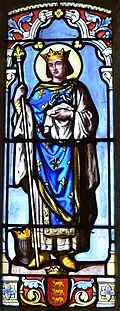 Vitrail représentant Saint Louis.